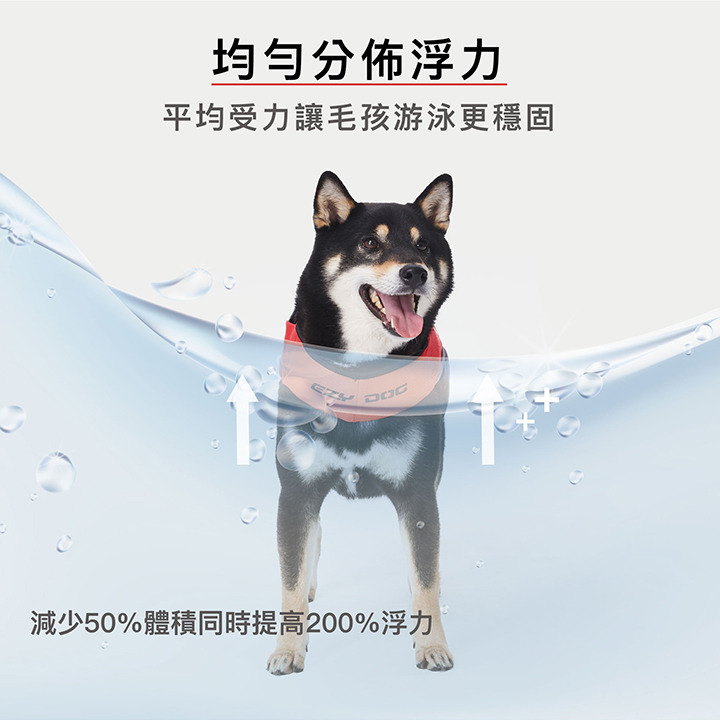 【福爾摩沙寵物精品】澳洲 EZYDOG X2 蛙人浮水衣 寵物浮水衣 護頸抬頭設計 高浮力 寵物浮水-細節圖2