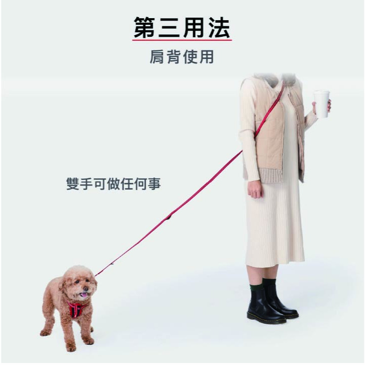 【福爾摩沙寵物精品】澳洲 EzyDog 法力歐6多功能牽繩｜雙層加厚織帶｜多功能牽繩｜寵物專用｜狗牽繩-細節圖4