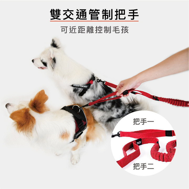 【福爾摩沙寵物精品】澳洲 EzyDog 零拉力雙延長繩 牽繩 狗牽繩 寵物牽繩-細節圖4