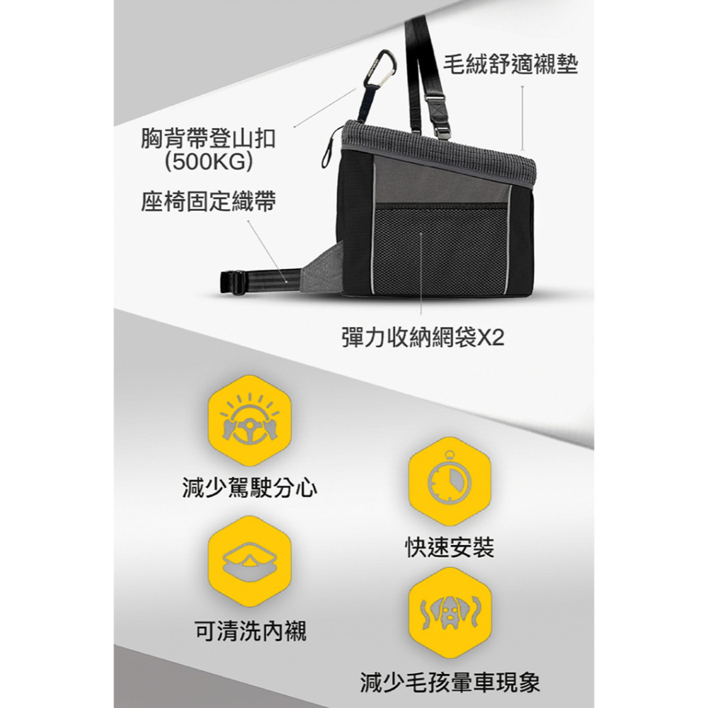 【福爾摩沙寵物精品】澳洲 EzyDog 專業寵物車用汽座｜全車款通用-細節圖2