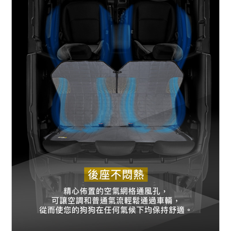 【福爾摩沙寵物精品】澳洲 EzyDog 全方位車用防護U型座墊｜寵物座墊 狗坐墊-細節圖5