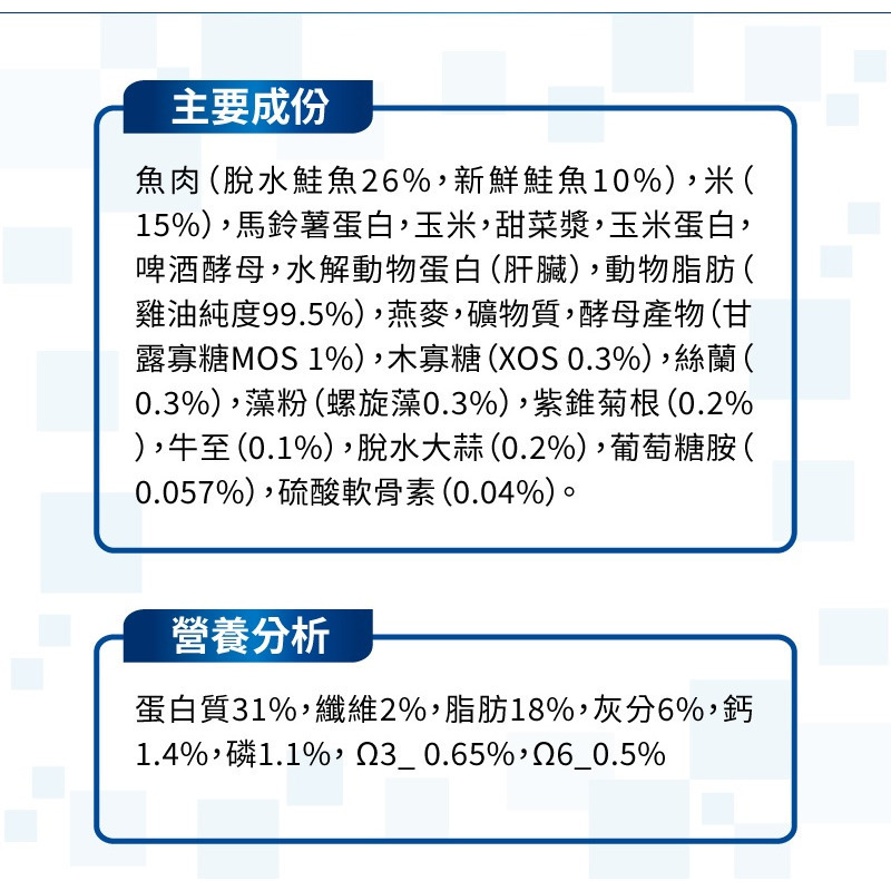 【福爾摩沙寵物精品】Monge 瑪恩吉 天然呵護系列 幼犬(鮭魚+米) 犬用乾糧 狗飼料 狗乾糧 狗糧-細節圖3