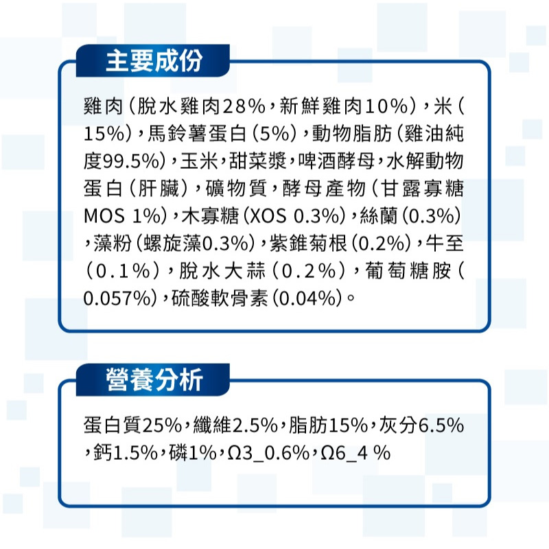 【福爾摩沙寵物精品】Monge 瑪恩吉 天然呵護系列 成犬 (雞肉+米+馬鈴薯) 犬用乾糧 狗飼料 狗乾糧 狗糧-細節圖3