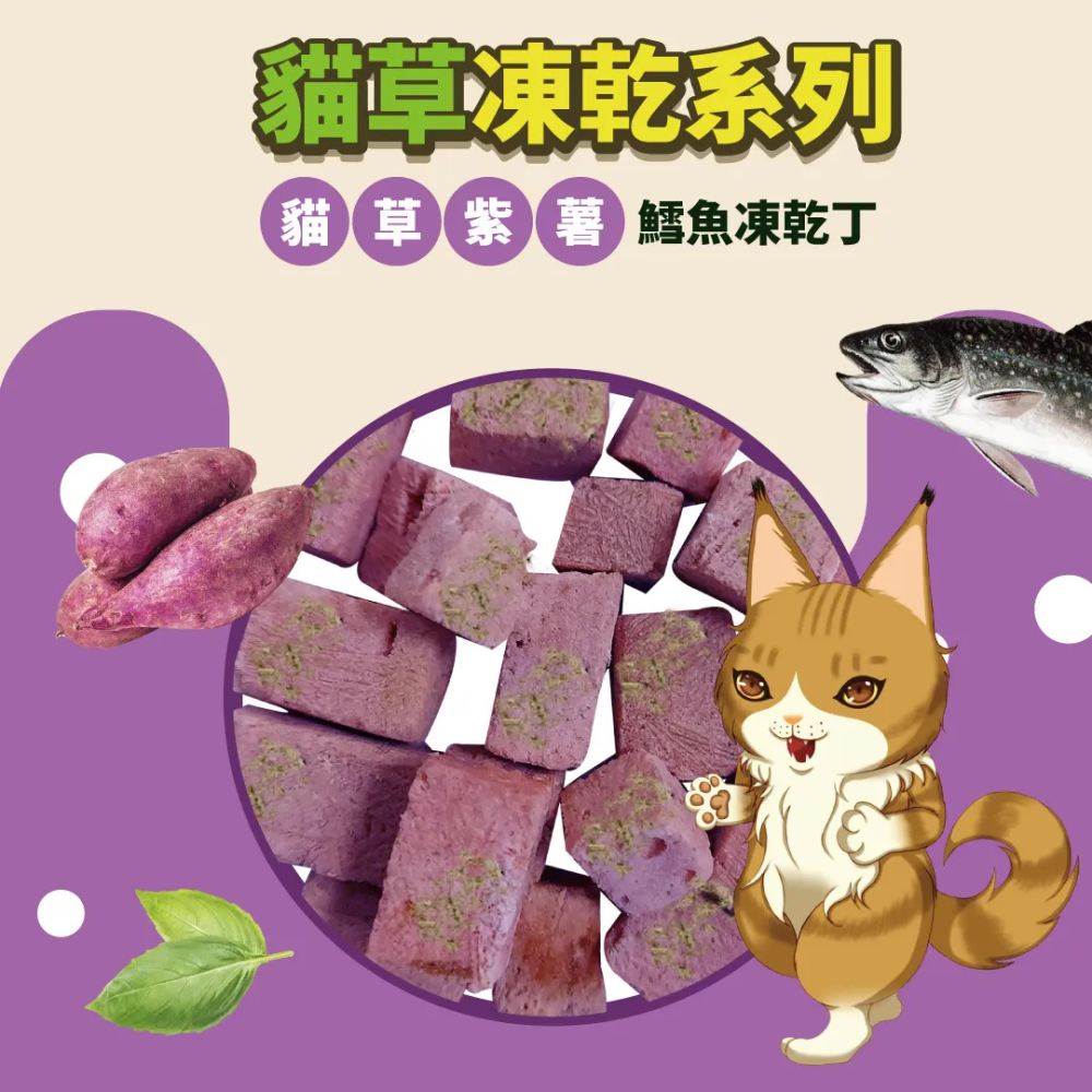 【福爾摩沙寵物精品】Cat Glory 驕傲貓 貓草凍乾丁 貓零食 貓凍乾-細節圖4