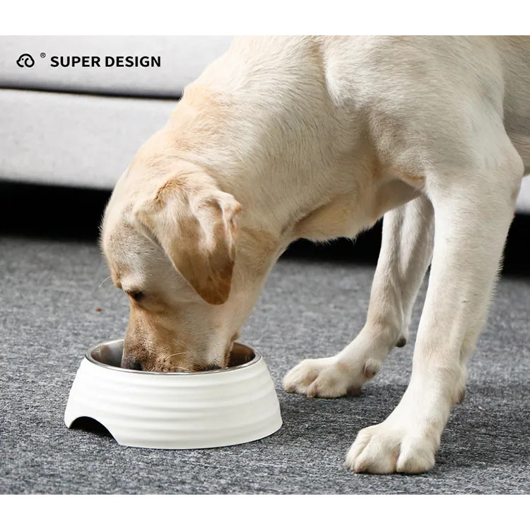 【福爾摩沙寵物精品】 SUPER休普寵物碗‧圓形波紋 食盆 貓碗 狗碗-細節圖4