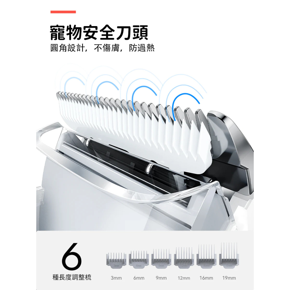 【福爾摩沙寵物精品】霍曼 Homerunpet 寵物理毛器 寵物電剪 寵物美容理毛 剪毛器-細節圖4