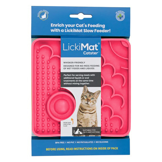 【福爾摩沙寵物精品】澳洲 LickiMat Catster 貓用多功能 舔食墊 慢食墊 慢食碗 寵物餐墊 寵物餐盤-細節圖6