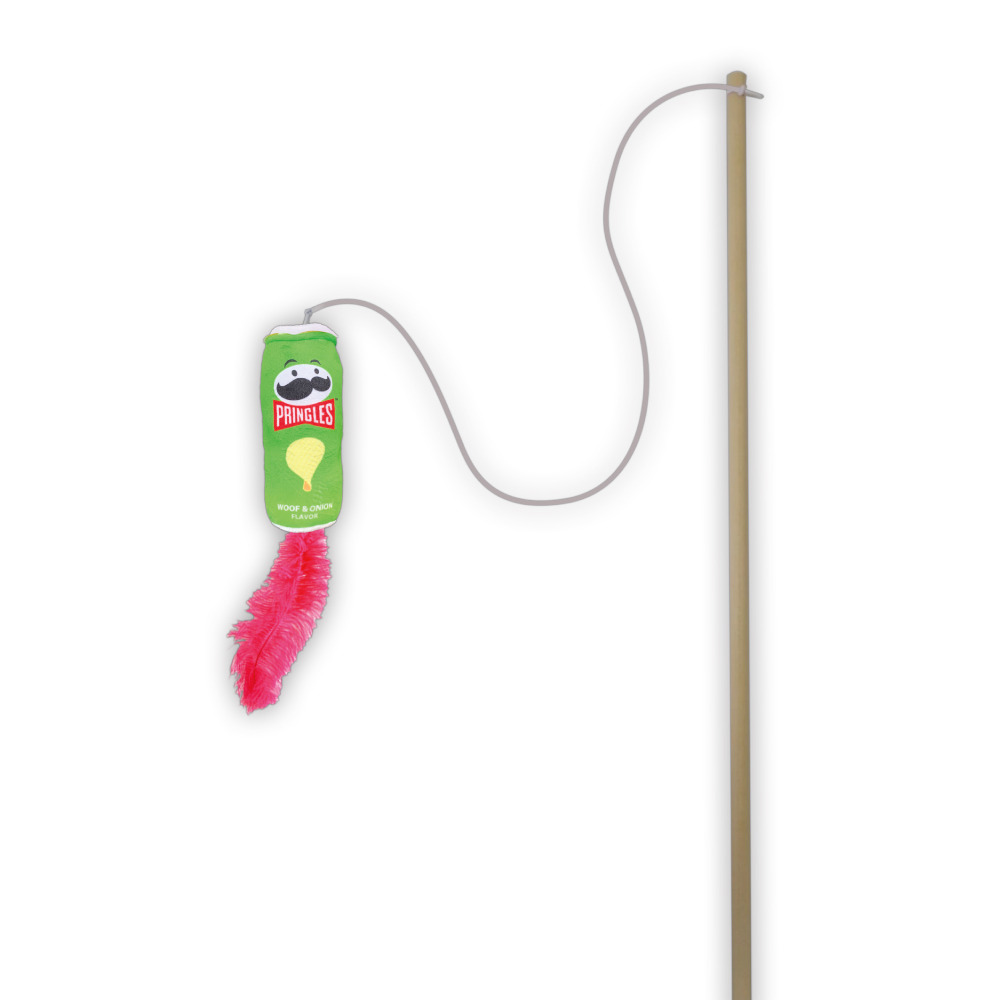 【福爾摩沙寵物精品】品客洋芋片逗貓棒 造型貓草玩具 貓咪玩具 貓玩具 寵物玩具-規格圖1