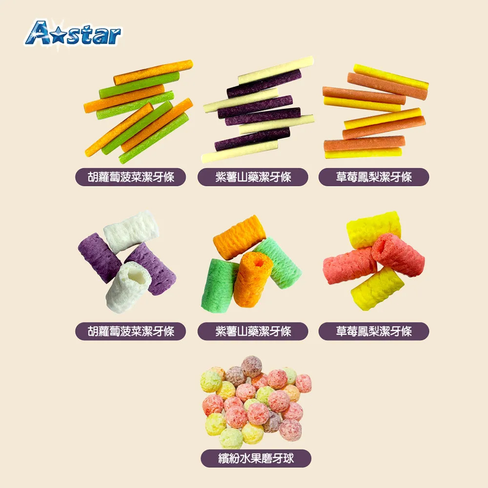 【福爾摩沙寵物精品】A Star A Star 鼠兔用蔬果磨牙點心 寵物鼠零食 兔子零食 倉鼠零食-細節圖4