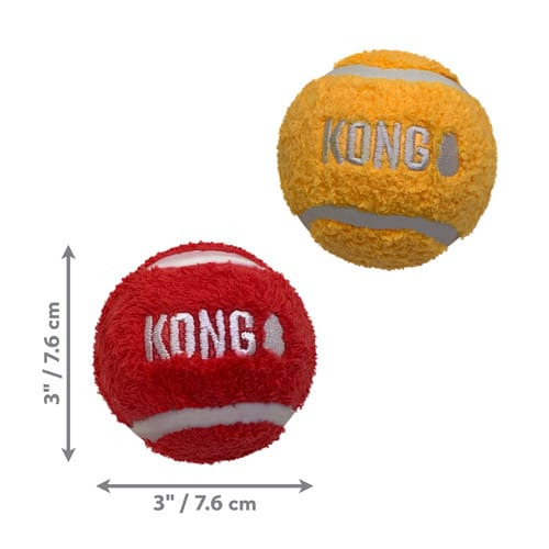 【福爾摩沙寵物精品】美國 KONG 亮彩運動球玩具 狗玩具 寵物玩具 拋接玩具-規格圖7