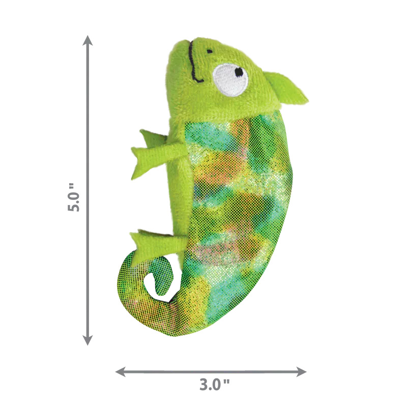 【福爾摩沙寵物精品】美國 KONG 變色龍貓草玩具 貓玩具 寵物玩具-細節圖2