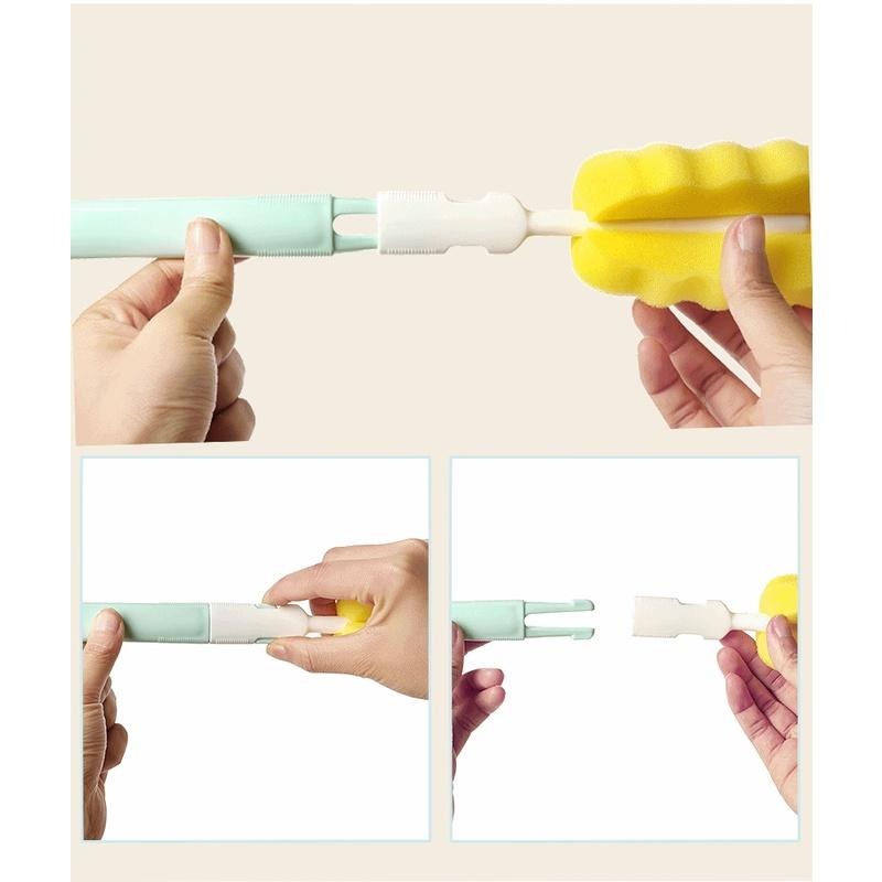 💳可刷卡🇹🇼現貨🇹🇼海綿刷 保溫杯刷子 杯刷 刷子 奶瓶刷 海綿杯刷 清潔刷 洗杯刷-細節圖8