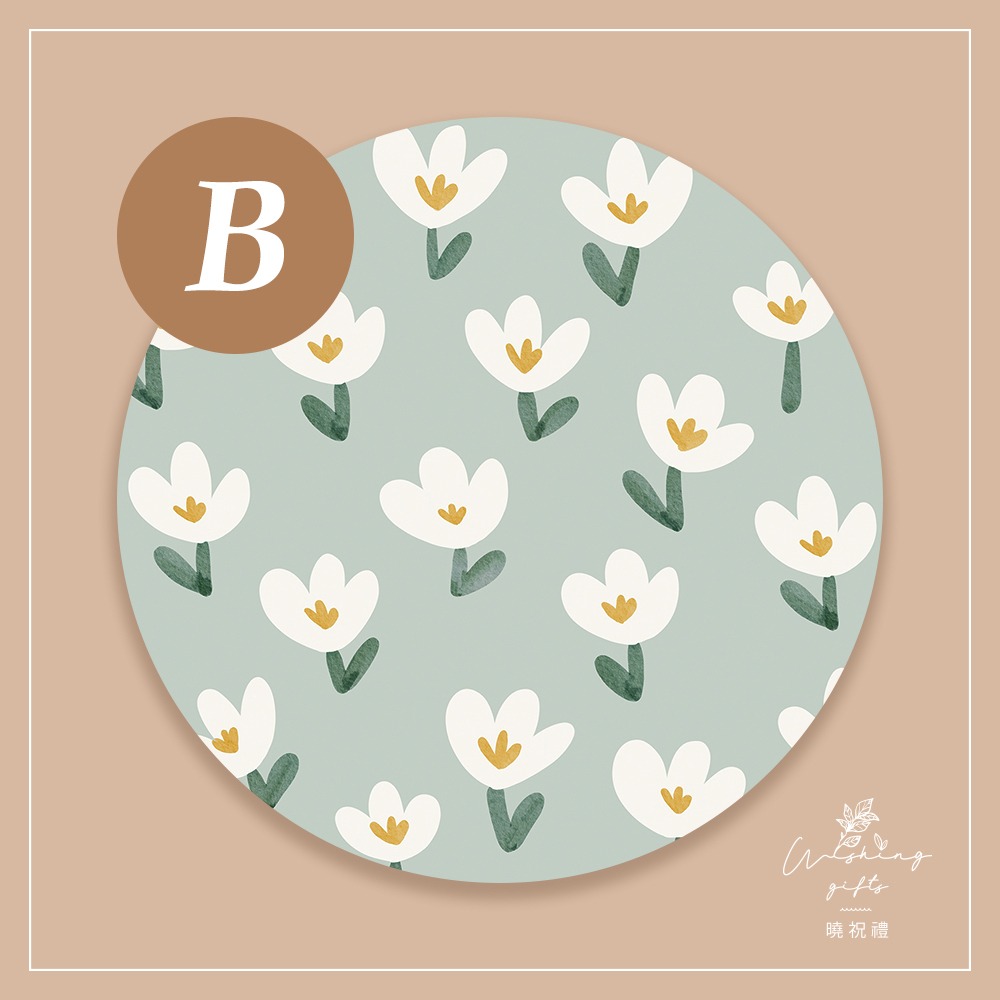 【獨家款萬用禮品】森林系 文青風系列陶瓷吸水杯墊 婚禮小物 交換禮物 聖誕禮物 尾牙禮品 質感隔熱墊-細節圖4