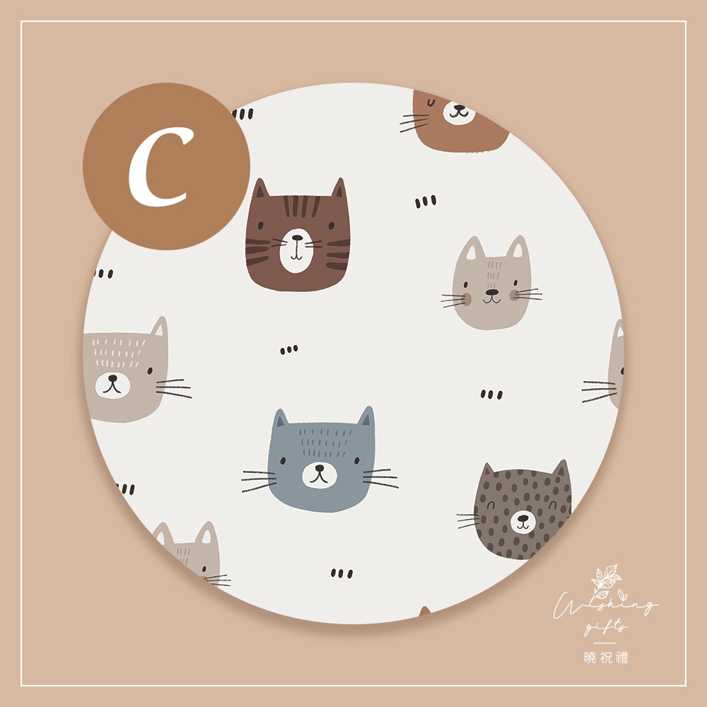 【獨家款萬用禮品】森林系 文青風系列陶瓷吸水杯墊 婚禮小物 交換禮物 聖誕禮物 尾牙禮品 質感隔熱墊-細節圖5