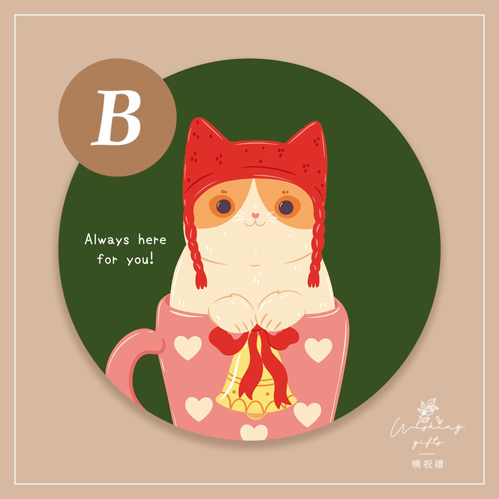 【交換禮物】貓咪 杯墊 餐墊 公室小物 矽藻土杯墊 聖誕禮物 隔熱墊 辦交換禮物 婚禮小物 台灣製造 吸水杯墊-細節圖4