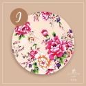 【台灣花布系列A】台灣花布客家花布陶瓷吸水杯墊 婚禮小物 桌上禮 聖誕禮 交換禮物 尾牙禮品 活動贈品禮品 抽獎禮-規格圖7
