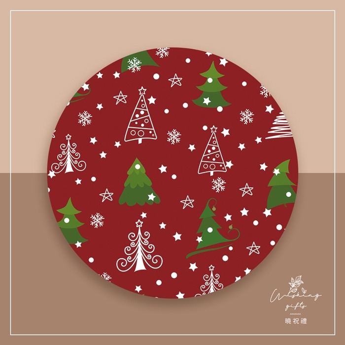 【聖誕禮物 交換禮物A】聖誕樹 杯墊 聖誕襪 薑餅人 聖誕紅 矽藻土吸水杯墊 隔熱墊 交換禮物 聖誕禮物 活動贈品-細節圖7