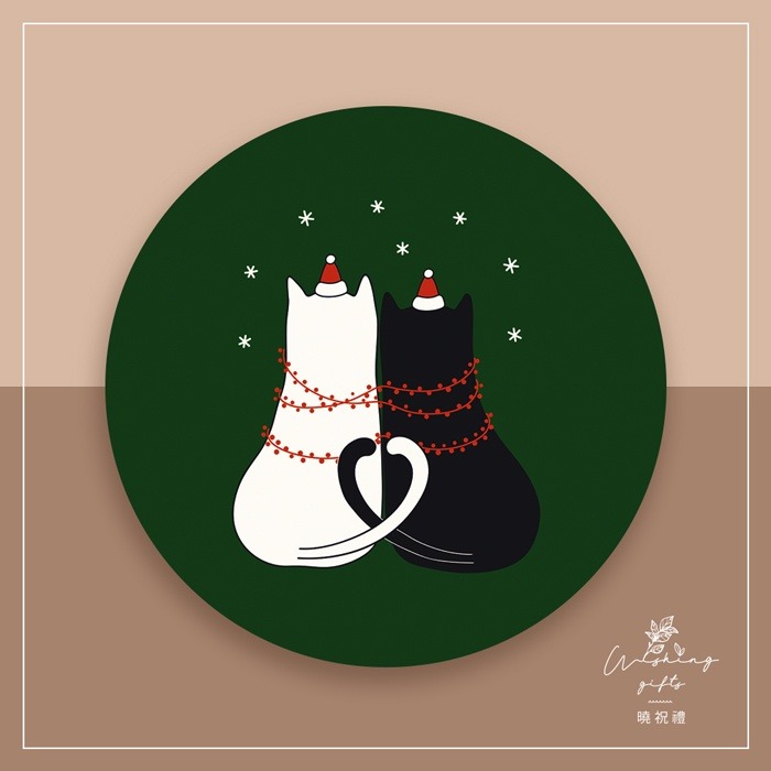 【聖誕禮物 交換禮物B】聖誕樹 杯墊 聖誕襪 薑餅人 聖誕紅 矽藻土吸水杯墊 隔熱墊 交換禮物 聖誕禮物 活動贈品-細節圖3