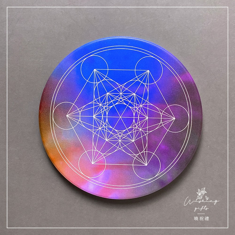 【獨家款身心靈系列】生命之花 生命樹 麥達昶陶瓷吸水杯墊 台灣製造 鶯歌陶瓷 交換禮物 聖誕禮物 尾牙禮品-細節圖8