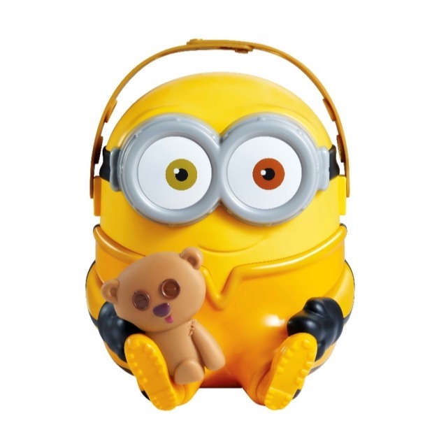 全新 現貨 麥當勞 小小兵 置物籃 Minions 萬用置物籃 McDonald＇s BOB抱抱置物籃-細節圖3