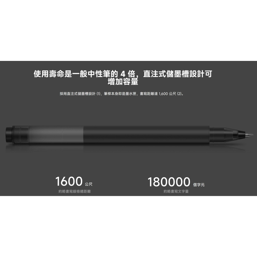 小米巨能寫中性筆 紅色 超好寫 辦公用品 巨能寫 原子筆 筆 考試專用筆 0.5mm 滾珠筆 鋼珠筆 小米-細節圖2