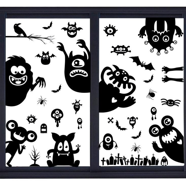 【7-ELEVEN 門市團購】萬聖節童趣靜電貼紙 靜電貼紙 萬聖節 萬聖變裝活動 萬聖氣氛 玻璃貼紙-細節圖7