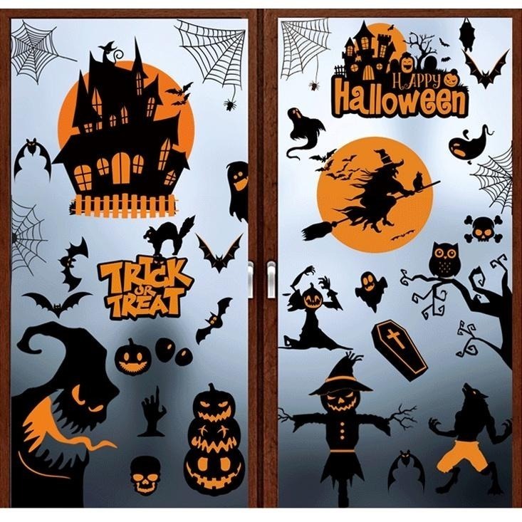 【7-ELEVEN 門市團購】萬聖節童趣靜電貼紙 靜電貼紙 萬聖節 萬聖變裝活動 萬聖氣氛 玻璃貼紙-細節圖8