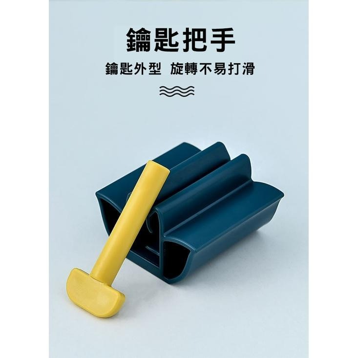 【24H現貨快出】直立式旋轉擠牙膏器 擠牙膏 壓出 推擠 牙膏 浴室 牙刷 支撐-細節圖7