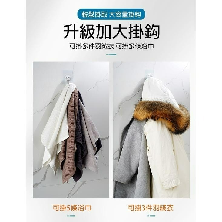 【24H現貨快出】強力不銹鋼無痕掛勾(單入) 掛勾 鉤子 吊掛 免釘 黏貼 無殘膠 可支撐-細節圖4