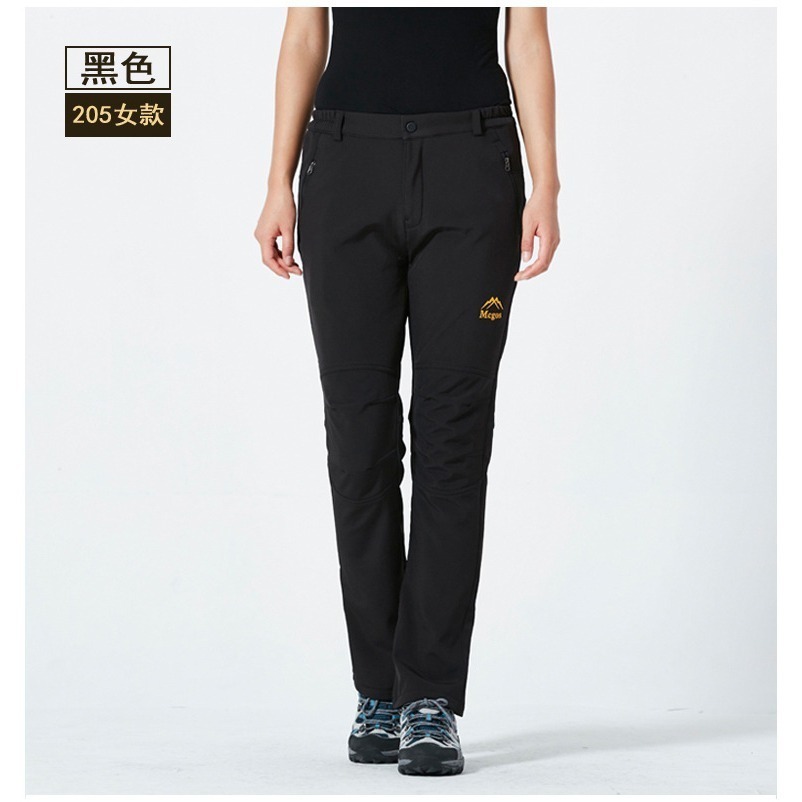 【24H現貨快出】加絨加厚防風防水保暖機能褲衝鋒褲【升級版】保暖褲 雪地 登山褲 休閒褲 戶外褲 運動褲 保暖長褲-規格圖11