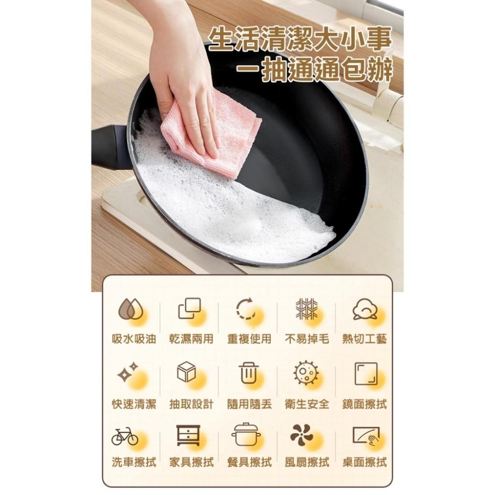 【台灣公司出貨】盒裝抽取式乾濕兩用抹布 拋棄式 抹布 廚房紙巾 乾濕可用 超細纖維 洗車巾 擦車布 汽車 吸水 掃除-細節圖5
