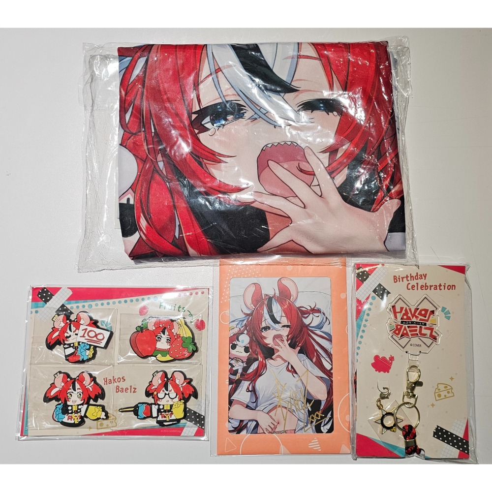 「全新現貨」ハコス・ベールズ 生日紀念2024 直筆簽名特典 bae Hakos Baelz hololive-細節圖2