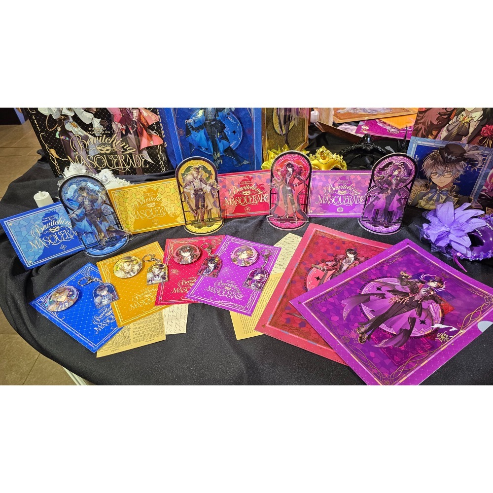 「全新現貨」彩虹社 台北快閃店活動  魅影假面舞會 NIJISANJI ChroNoiR 星川 Luxiem 叶 葛葉-細節圖4