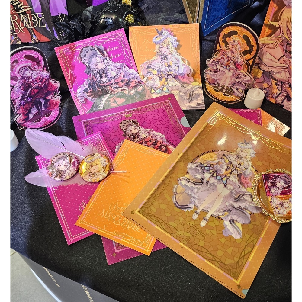 「全新現貨」彩虹社 台北快閃店活動  魅影假面舞會 NIJISANJI ChroNoiR 星川 Luxiem 叶 葛葉-細節圖5