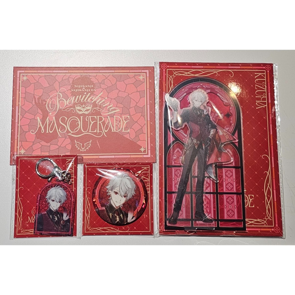 「全新現貨」彩虹社 台北快閃店活動  魅影假面舞會 NIJISANJI ChroNoiR 星川 Luxiem 叶 葛葉-規格圖11