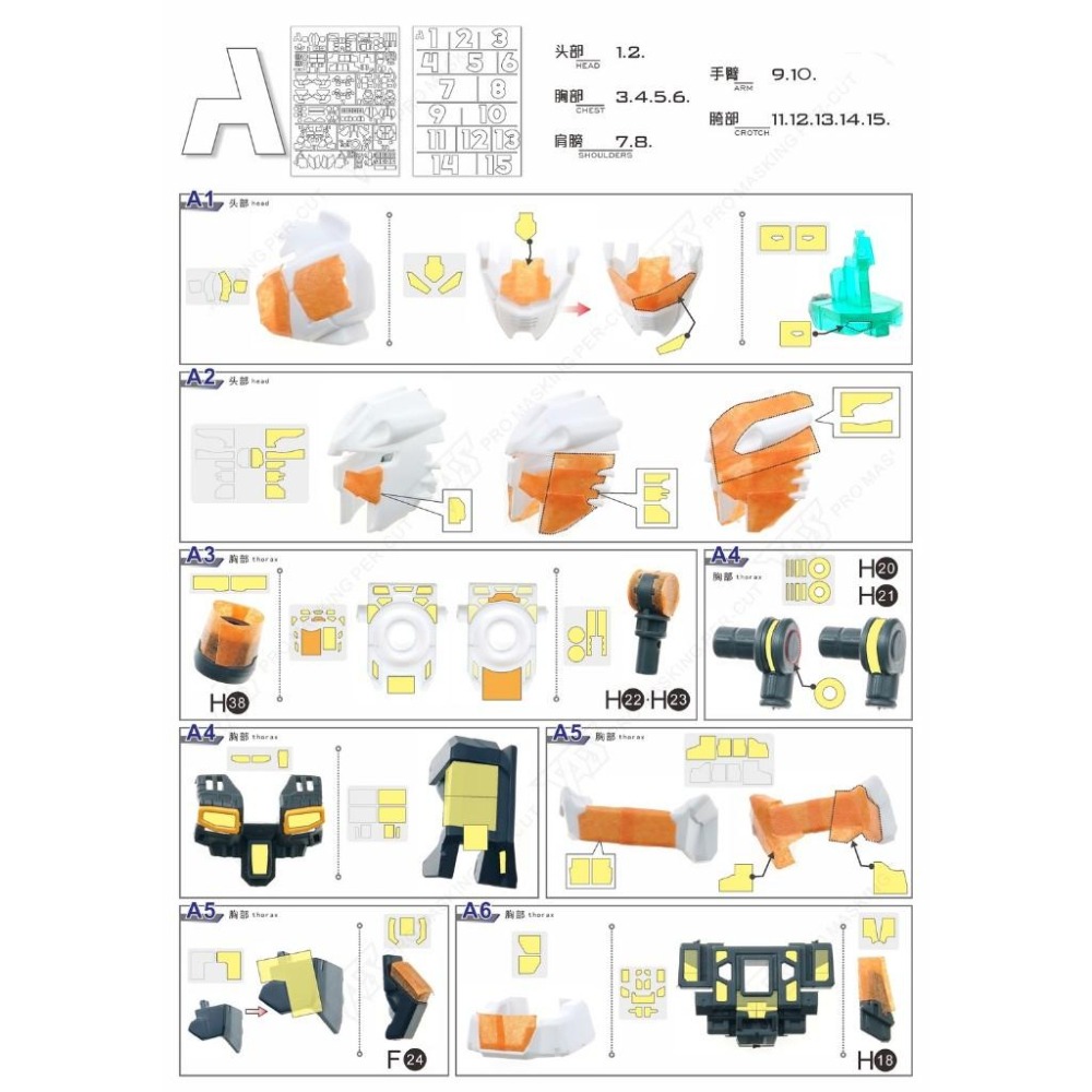 【模玩】 ※現貨※ TAS沉迷者 萬代 RG 牛鋼預裁遮蓋-細節圖2