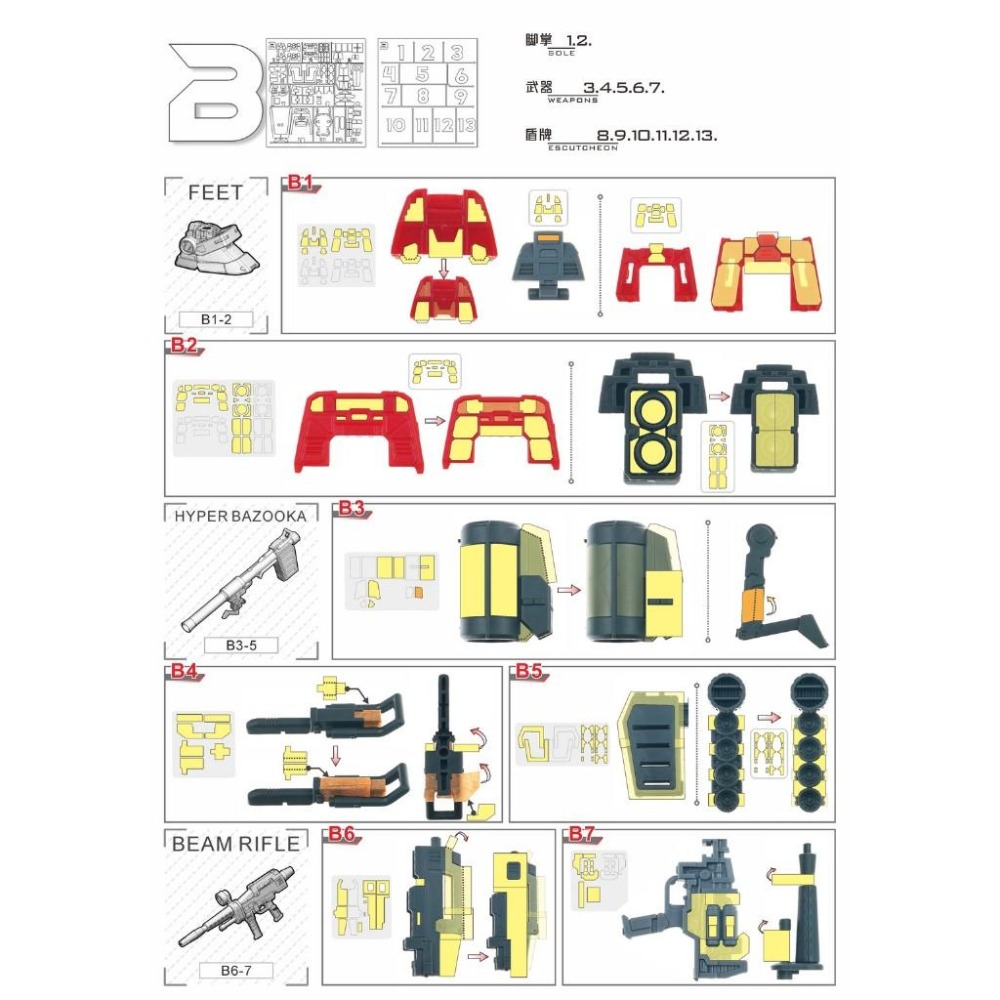 【模玩】 ※現貨※ TAS沉迷者 萬代 RG初鋼2.0 預裁切遮蓋/預切遮蓋/蝕刻片/小改件-細節圖5
