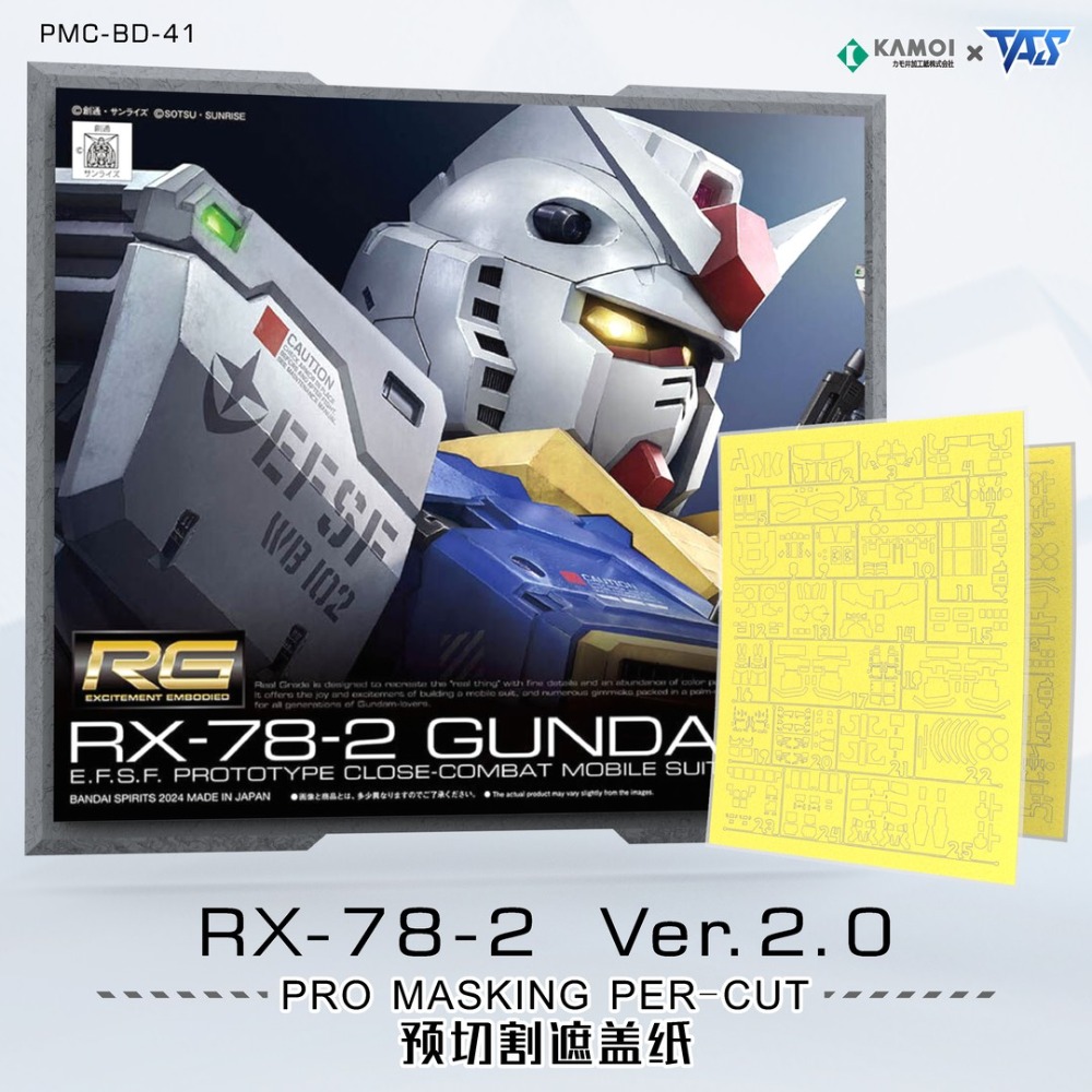 【模玩】 ※現貨※ TAS沉迷者 萬代 RG初鋼2.0 預裁切遮蓋/預切遮蓋/蝕刻片/小改件-規格圖6