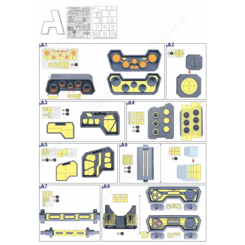 【模玩】 TAS沉迷者 萬代 HG 驍騎艾佛里德 專用遮蓋-細節圖2