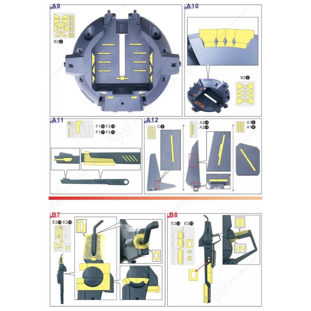 【模玩】 TAS沉迷者 萬代 HG 驍騎艾佛里德 專用遮蓋-細節圖3