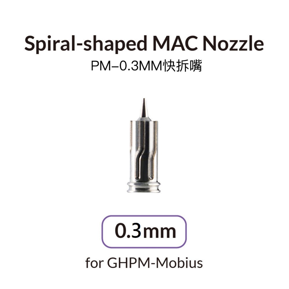 【模玩】GAAHLERI 伽利略 Mobius噴筆系列 維修配件專區-規格圖1