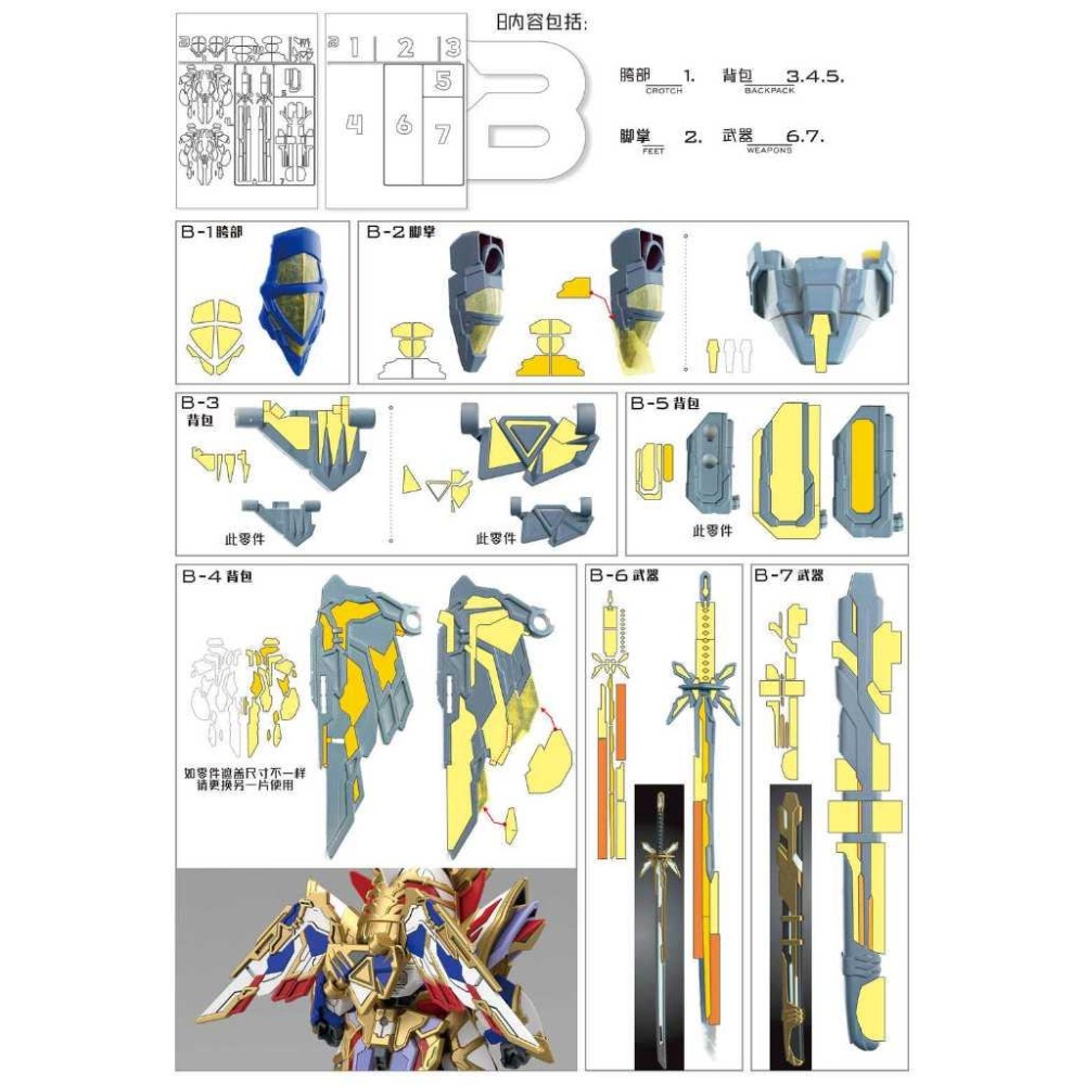 【模玩】※現貨※ TAS沉迷者 萬代SDW 曹操 倚聖裝 預裁切遮蓋-細節圖4