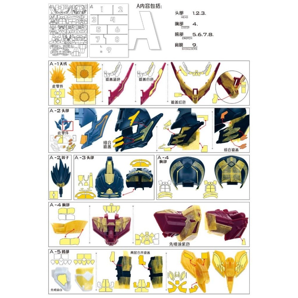 【模玩】 TAS沉迷者 萬代SDW 信長次代鋼彈 預裁切遮蓋-細節圖4