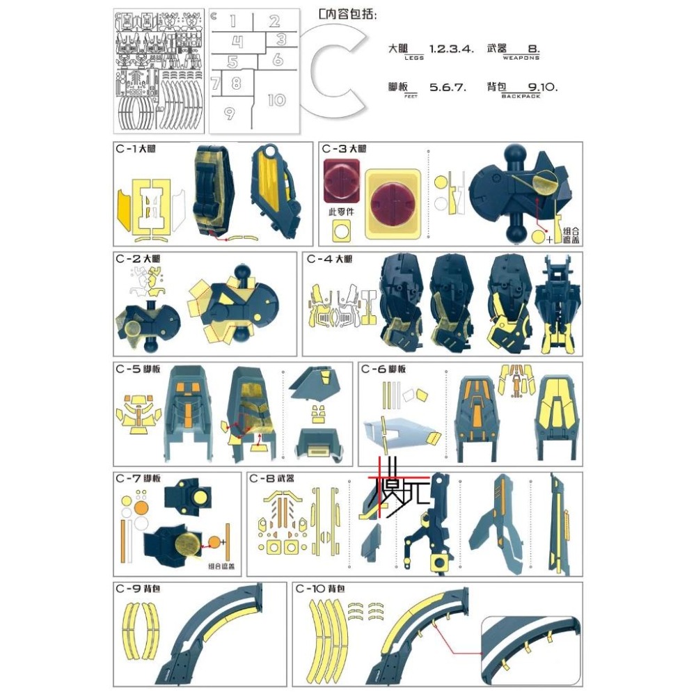 【模玩】TAS沉迷者 超模力 怨念迴響 光輝 預裁切遮蓋帶-細節圖5