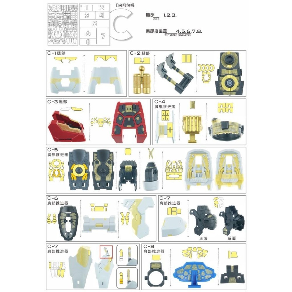 【模玩】※現貨※ TAS沉迷者 所羅門 GP02 酸漿果 預裁遮蓋+改件-細節圖5