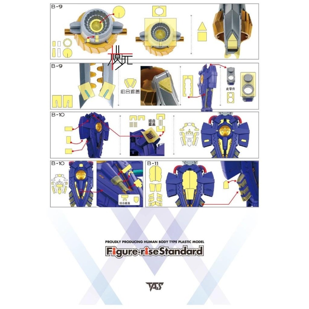 【模玩】TAS沉迷者 萬代FRS 機械暴龍獸 疫苗種 預裁切遮蓋帶-細節圖5