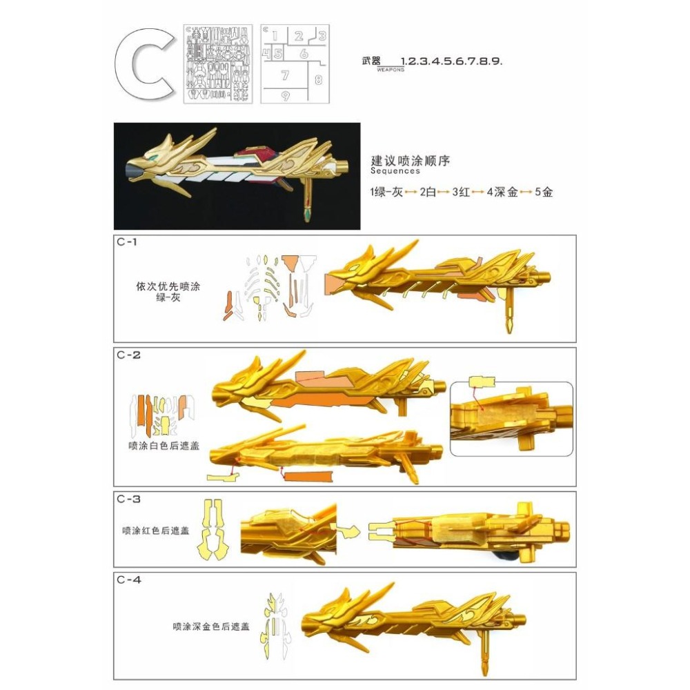 【模玩】TAS沉迷者 萬代SDW 天下無雙大將軍預裁切遮蓋-細節圖5