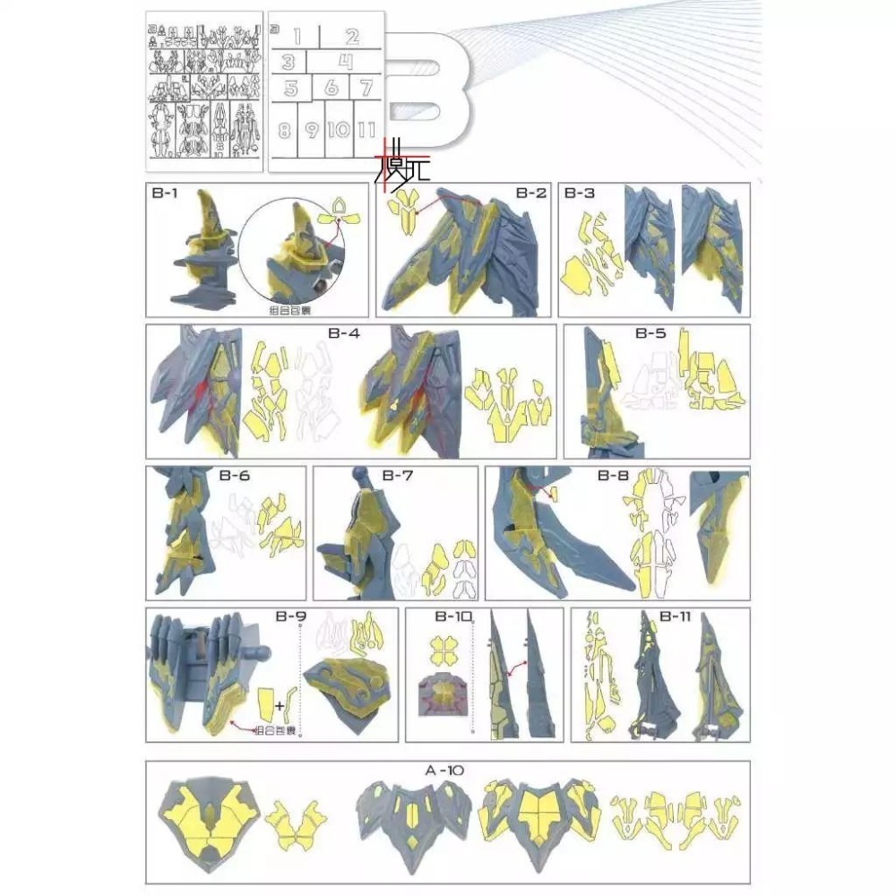 【模玩】TAS沉迷者 萬代SDW 攻擊自由超越之龍 預裁切遮蓋帶-細節圖3