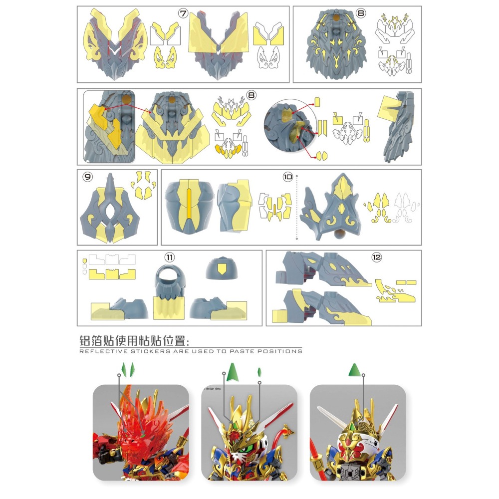 【模玩】 TAS沉迷者 萬代SDW 悟空脈衝鋼彈 DX擴充包 預裁切遮蓋帶-細節圖3