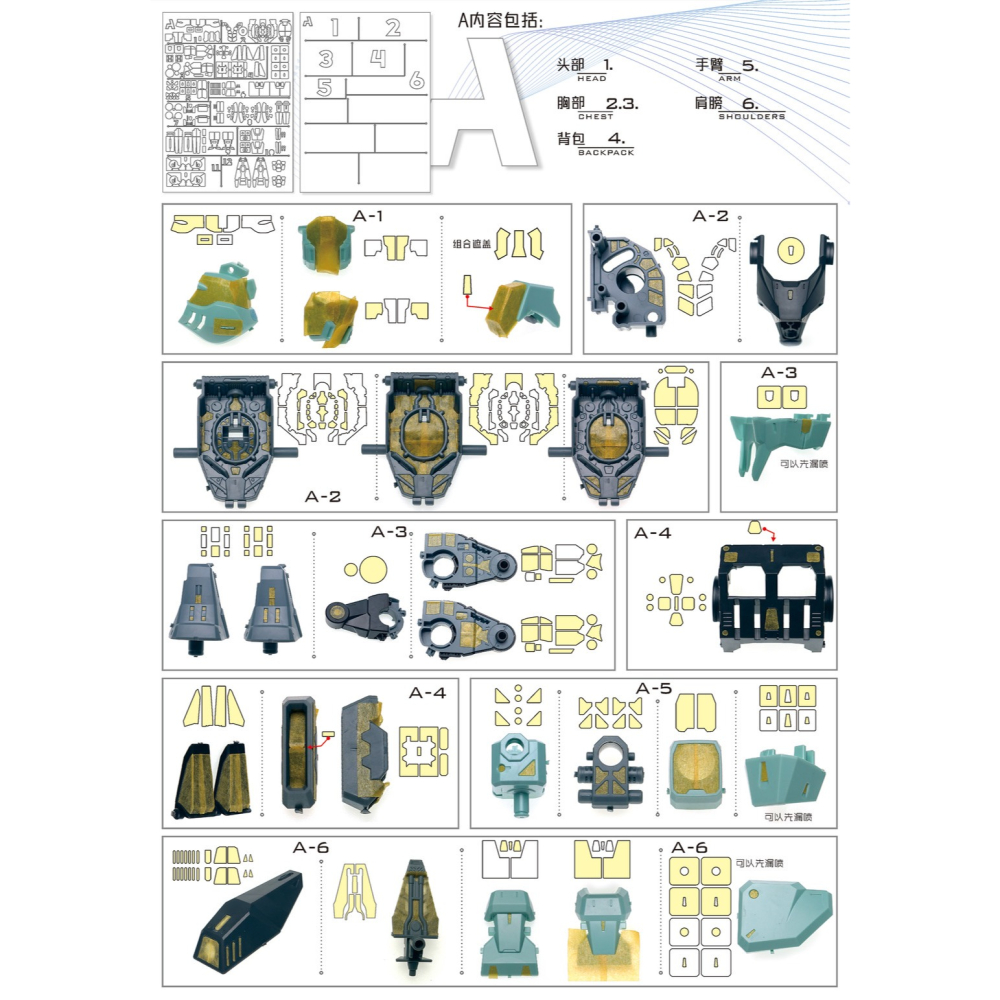 【模玩】TAS沉迷者 萬代FM禁斷鋼彈預裁切遮蓋帶-細節圖2